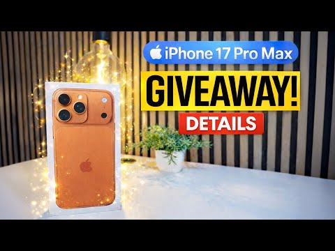 2026 iPhone 17 Pro Max GIVEAWAY Details for January Date! - CLOSED