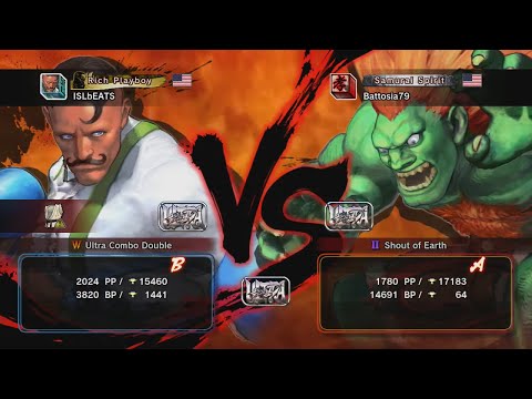 [USF4] ISLbEATS (Dudley) vs. Battosia79 (Blanka) [Ranked Match]