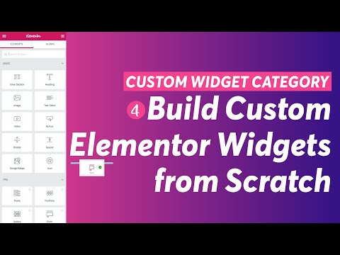 Make a Custom Elementor Widget Category