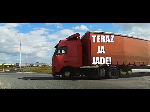 Zjazd z A2, rondo Września - wymuszenie pierwszeństwa