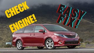 Toyota Sienna Evap Codes!Check engine Light(P0441 & P0455 EASY FIX!)