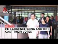 GE2025 PM Lawrence Wong Casts His Vote