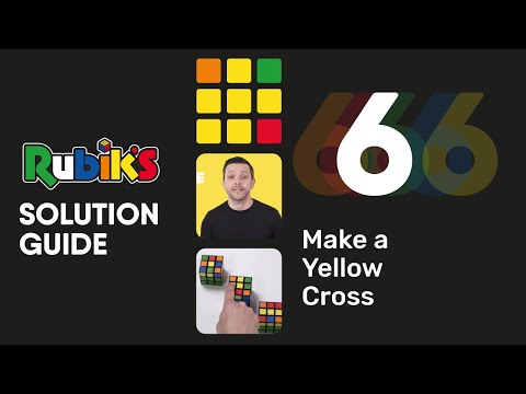 SOLVE FINAL LAYER – Step 1: Make A Yellow Cross