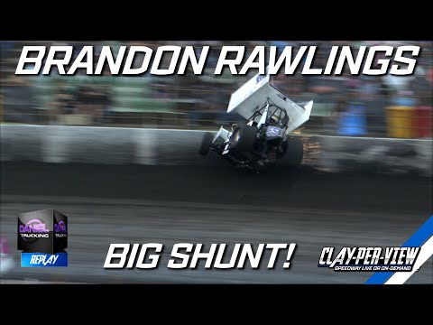 Sprintcars | Brandon Rawlings Crash - Warrnambool - 27-29th Jan 2023 | Clay-Per-View Highlights