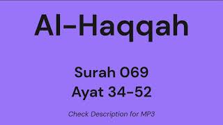 Download lagu Memorize Quran Al-Haqqah Surah 069 Ayat 34-52 mp3 Download lagu Memorize Quran Al-Haqqah Surah 069 Ayat 34-52 mp3