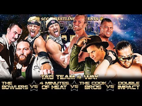 4 Minutes of Heat vs Double Impact vs The Bowlers vs Cook Bros. vs The Delivery Boyz | 5CC Wrestling