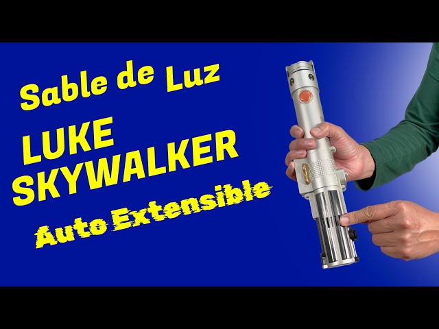 Vídeo relacionado con OSDUE Sable de Luz, Sable de Luz Retráctil 2 en 1 de Siete Colores con Efectos de Sonido Simulados, Espada Láser para Niños, Star Wars, Sable de Luz con Luces y Juguetes de Efectos de