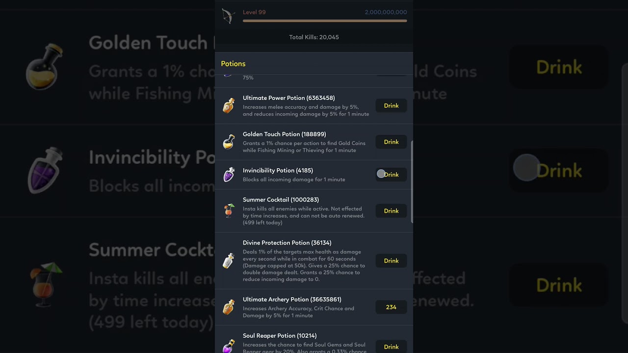 Ievan Polka Damage Potions - CherryTree Text Rpg