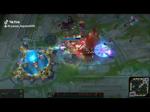 YASUO [ YASUO Montage ] Nữ 1 Champ YASUO đánh tướng trong URF không hề nhẹ =)))