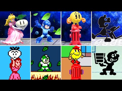 Super Smash Bros. Ultimate - Origin of All Down Special Moves