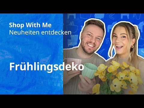 Wie dekoriere ich mein Zuhause für den Frühling? | IKEA Shop With Me mit @CindyPhil