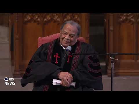 WATCH: Rev. Andrew Young remembers Jimmy Carter's legacy pursuing equality | Carter's Funeral