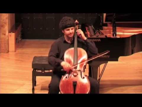 Zoltán Kodály Sonata for Violoncello Solo  III  Allegro molto vivace