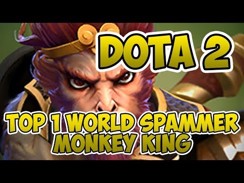 Top 1 World Monkey King Spammer [3400+ Matches] [Dota 2] [7.22h] [hanhano] [Gameplay]