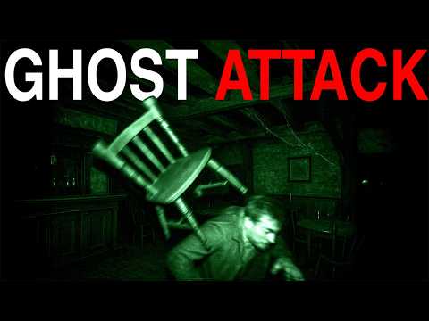 VIOLENT POLTERGEIST CAUGHT ON CAMERA: Our NIGHTMARE At The FOUR CROSSES Haunted Inn