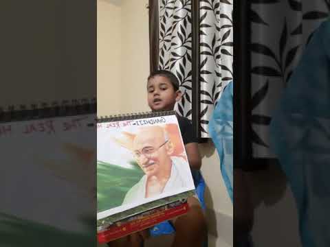 Bibhu and Mahatma gandhi