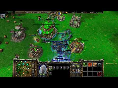 Warcraft III: Reforged 4v4 Ladder - Epic Hold vs. Tri Hero Rush