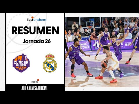 Resumen Zunder Palencia 78 - Real Madrid 86 (J26)