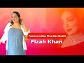 Fizah Khan Indian Plus Size Mode Fizah Khan Plus Size Model In India Ms Plus Size India