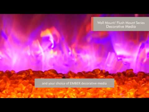 Amantii FIRE & ICE® WM-FM Series of electric fireplaces Video