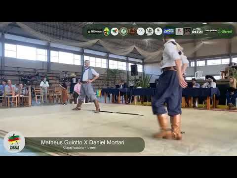 Chula Juvenil | Matheus Guiotto X Daniel Mortari | 1º Festival Nacional de Chula de Encantado