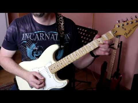 Upstroke-leading Diminished 7th arpeggios, Yngwie-style - Chris Brooks