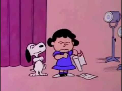 Charlie Brown Christmas - Ugh, I’ve been kissed by a dog! Dog Germs!