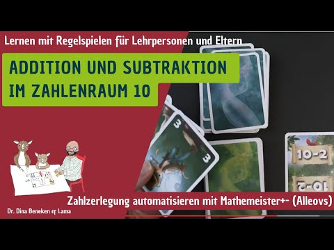 Mathemeister Spiel: Plus und Minus Rechnen im Zahlenraum 10. Besser als verliebte Zahlen lernen!