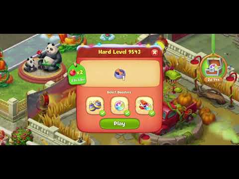 New Hard Level 9543 ▪︎ no hacks, real play ☆ Gardenscapes by Anne