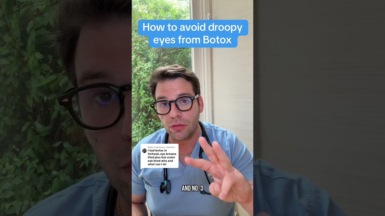 How to avoid droopy eyes when getting Botox