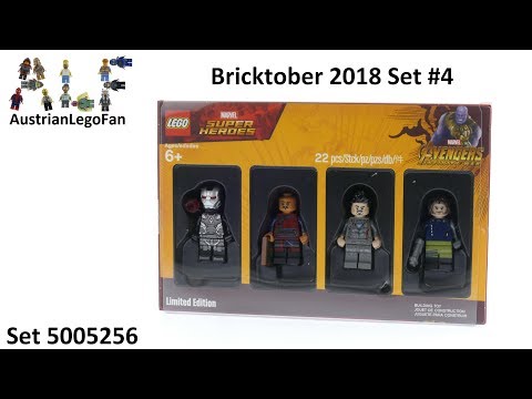 Vidéo LEGO Objets divers 5005256 : Bricktober 2018 LEGO Marvel Super Heroes [Exclusive Minifigures Toys'R'Us]