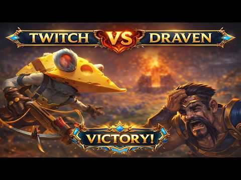 Twitch & Nautilus Vs Draven & Lux melting Draven! (ADC) 25/7/10