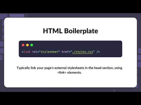 Understanding the HTML Boilerplate: The Foundation of Every Web Page ...
