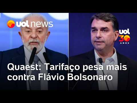 Maioria vê Flávio Bolsonaro mais culpado por tarifas dos EUA do que Lula, aponta Quaest