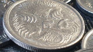 How common is the Australian 5 cent error 2008 double rim