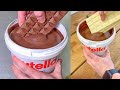 Nutella Bucket Dipped Mixed With Chocolate