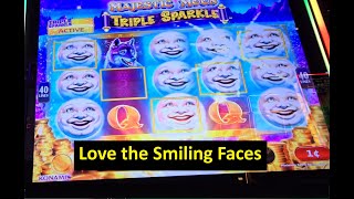 Majestic Moon Triple Sparkle slot for the Big Win!! Konami Game