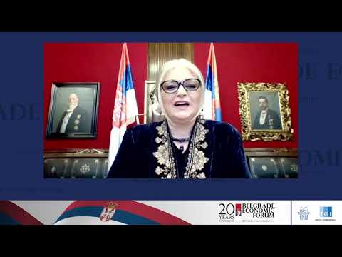 Belgrade Economic Forum - Governor Jorgovanka Tabakovic