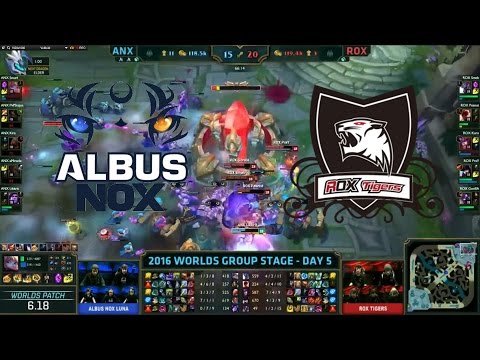 ANX vs ROX: INSANE Ending - Worlds 2016
