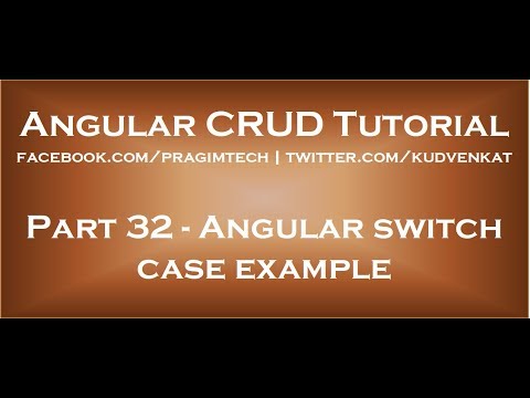 Angular switch case example