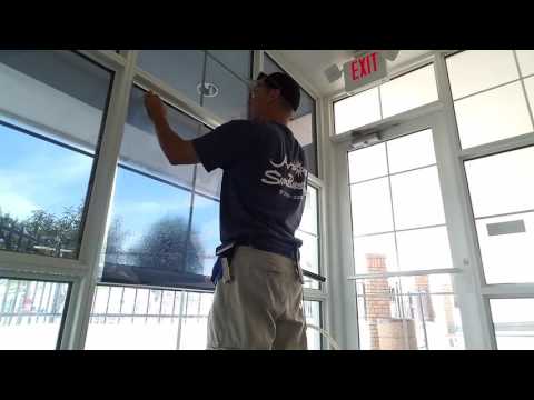 Commercial window tinting phoenix, tips & tricks... dry technique.