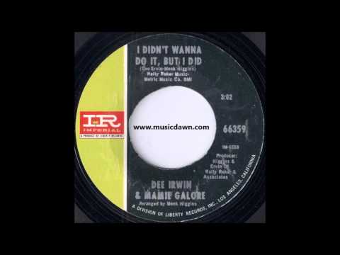 Dee Irwin & Mamie Galore - I Didn't Wanna Do It, But I Did [Imperial] '1969 Killer Soul Funk 45