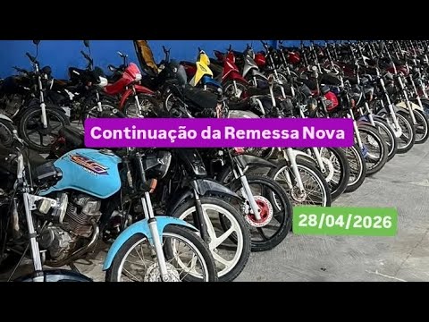 Feirão de motos Agrestina -Pe Continuação da Remessa Nova 28/04/2026