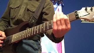 Kutless - The Rescue (guitar cover, with my 7 string in standard tuning)