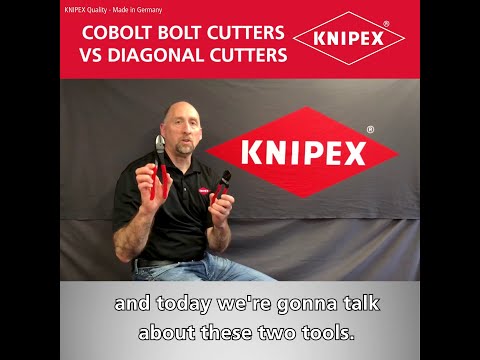 KNIPEX Tool Tips - CoBolt® Bolt Cutters vs Diagonal Cutters