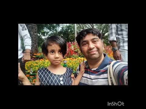 Ananda yaazh lalbag flower show Hanshitha