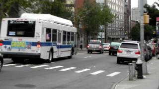 MTA NYC B61 bus on Atlantic Avenue (turbo spooling)