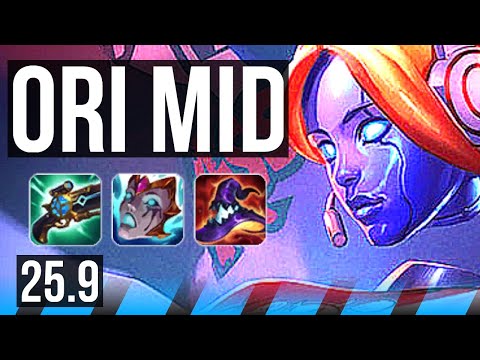 ORIANNA vs ZOE (MID) | NA Grandmaster | 25.9