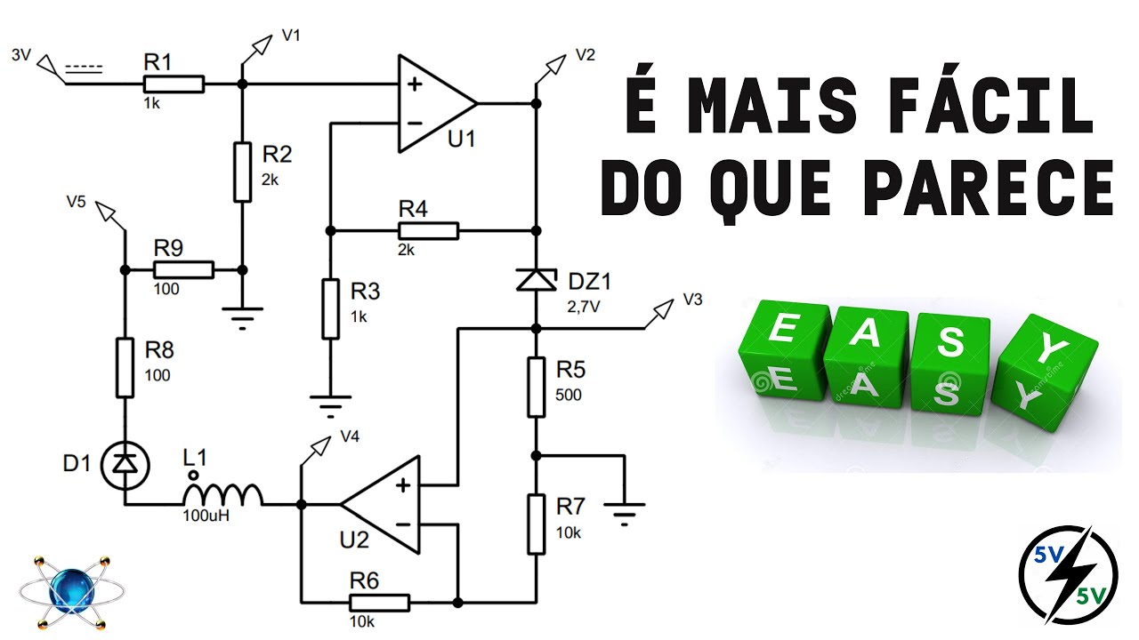 Análise de circuito com Amplificador Operacional