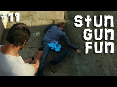 GTA 5 Free Roam - Stun Gun Fun - GTA 5 Funny Moments Episode 11 - Gamer Goat